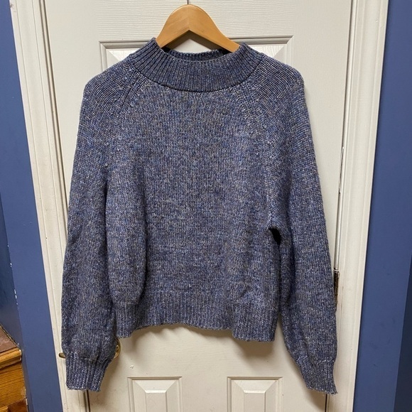 Banana Republic Women's Space Dye Turtle Neck   Sweater size L - Picture 2 of 6